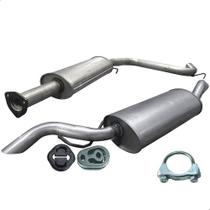 Kit Escapamento Abafador + Traseiro Escort Pointer 1993 1996