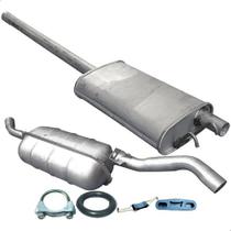 Kit Escapamento Abafador + Traseiro Fiat 147 1050 1300 77 88