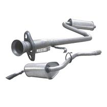 Kit Escapamento Abafador +traseiro Fiat Uno Mille 2006 2009