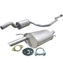 Kit Escapamento Abafador + Traseiro Fiesta Hatch 1.4 97 A 99