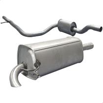 Kit Escapamento Abafador + Traseiro Fiesta Hatch 1.6 03 A 05 Kit Escapamento Abafador + Traseiro Fiesta Hatch 1.6 03 A 05