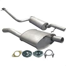 Kit Escapamento Abafador+ Traseiro Focus Hatch 1.8 16v 00 08
