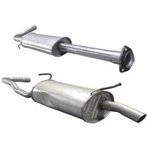 Kit Escapamento Abafador + Traseiro Gol 1.0 8v G2 2001 2005 Kit Escapamento Abafador + Traseiro Gol 1.0 8v G2 2001 2005