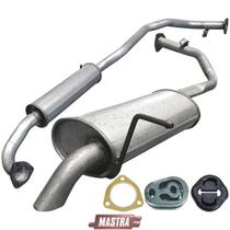 Kit Escapamento Abafador + Traseiro Kombi 1.4 8v 2006 A 2014