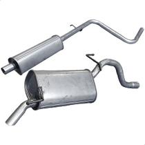 Kit Escapamento Abafador + Traseiro Palio Fire 1.0 8v 2009..