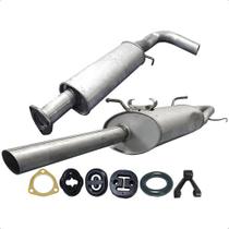 Kit Escapamento Abafador + Traseiro Parati G2 1.6 8v 97 A 99