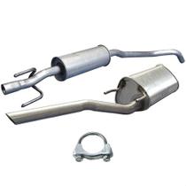 Kit Escapamento Abafador + Traseiro Prisma 1.0 1.4 2010 2011