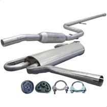 Kit Escapamento Abafador + Traseiro Strada 1.3 8v 2004 Kit Escapamento Abafador + Traseiro Strada 1.3 8v 2004