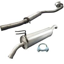 Kit Escapamento Abafador + Traseiro Tempra 2.0 16v 1995 1997
