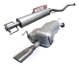 Kit Escapamento Abafador + Traseiro Vectra Sedan 2.2 98 A 02