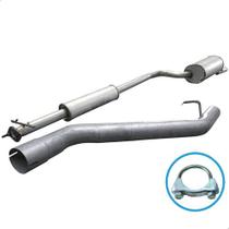 Kit Escapamento Abafador + Tubo Focus Hatch 1.6 8v 05 A 08