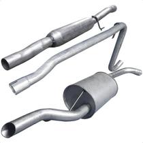 Kit Escapamento Abafador + Tubo + Silencioso Gol 1.0 09 A 12