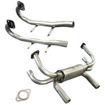 Kit Escapamento Bengalas + Esportivo Fusca 1.3 1.5 1.6 67 86