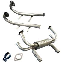 Kit Escapamento Bengalas + Esportivo Fusca 1.3 1.5 1.6 67 86