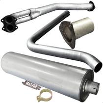 Kit Escapamento Completo Caminhão Mb 1214 / 1414 1989 A 1996