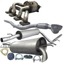 Kit Escapamento Completo Doblo Cargo 1.8 8v Flex 2006 A 2010