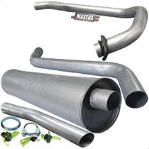 Kit Escapamento Completo F2000 Motor Mwm 1980 A 1992