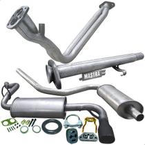 Kit Escapamento Completo Fiat Uno 1.6r 8v Álcool Até 1991
