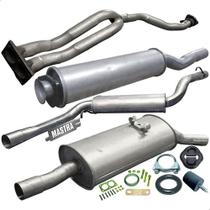 Kit Escapamento Completo Santana Quantum 1.8 2.0 1987 A 1990 Kit Escapamento Completo Santana Quantum 1.8 2.0 1987 A 1990