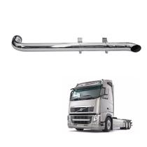 Kit Escapamento Cromado Volvo FH Até 2014 5 Longo LE