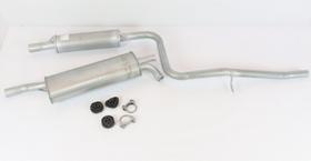 Kit Escapamento Inter E Silencioso Traseiro Doblô 02-06 Kit Escapamento Inter E Silencioso Traseiro Doblô 02-06
