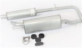 Kit Escapamento Interm E Tras Palio Weekend 1.4 8v 97 A 2004