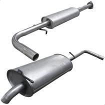 Kit Escapamento Intermediário + Traseiro Gol G3 1999 A 2005