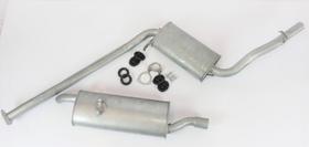 Kit Escapamento Intermediário + Traseiro Santana 2.0 97 02