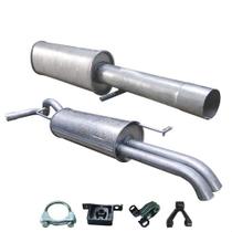 Kit Escapamento Silencioso Bora 2.0 99 2002 Com Acessórios