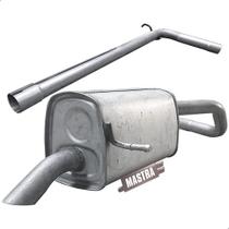 Kit Escapamento Silencioso Crossfox 1.6 2009 2010 2011 2012