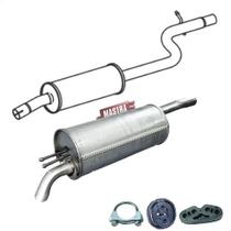 Kit Escapamento Silencioso Doblo Cargo 1.6 16v 2001 A 2003