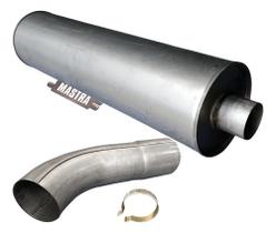 Kit Escapamento Silencioso Oco + Tubo Caminhão 1621 89 A 96