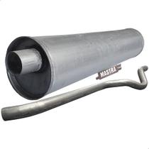 Kit Escapamento Silencioso+ Tubo F1000 Motor Mwm 1980 A 1992