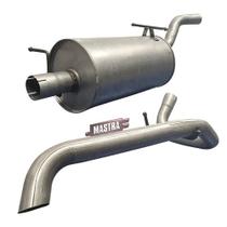 Kit Escapamento Silencioso + Tubo F250 Mwm Diesel 2000 2006