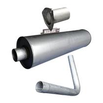 Kit Escapamento Silencioso + Tubos Caminhão 1214 1989 1996