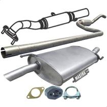Kit Escapamento Tubo + Abafador + Traseiro Ford Ka 1.0 08 09 Kit Escapamento Tubo + Abafador + Traseiro Ford Ka 1.0 08 09