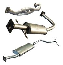 Kit Escapamento Tubo + Abafador + Traseiro S10 2.2 95 A 96