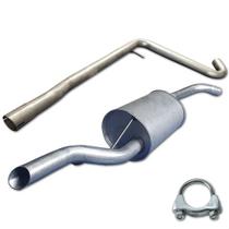 Kit Escapamento Tubo + Silencioso Gol G5 1.0 8v 2009 A 2012