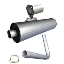 Kit Escapamento Tubos + Silencioso Caminhão 1214 1989 A 1996