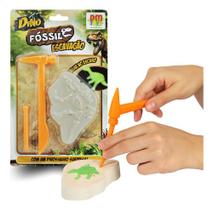 Kit Escavação Fósseis Dino Fossil Arqueologia Brinquedo Dm