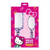 Kit Escobel - Escova Almofadada Lilás Hello Kitty Ref:12600 Rosa-claro