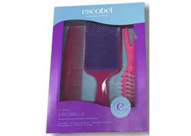 Kit Escobel - Linha Escova Escobella - 3 Itens REF: 2130 Kit Escobel - Linha Escova Escobella - 3 Itens REF: 2130