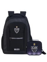 Kit Escola Mochila Time Atlético Mineiro + Lancheira Térmica