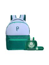 Kit Escola Palmeiras Mochila + Lancheira + Estojo D Completo