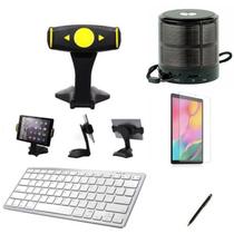 Kit Escola para Samsung Galaxy Tab A T510/T515 10.1" Suporte/Can/Pel/Teclado/Mini Speaker