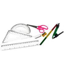 KIT Escolar 08 Peças com Tesoura KIT Escolar 08 Peças com Tesoura