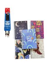 Kit Escolar 12 Lápis Com Borracha + 5 Cadernos 1/8 80 Folhas Kit Escolar 12 Lápis Com Borracha + 5 Cadernos 1/8 80 Folhas