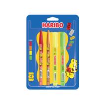 Kit Escolar 2 Canetas E 2 Marcas Textos Haribo Compactor Kit Escolar 2 Canetas E 2 Marcas Textos Haribo Compactor