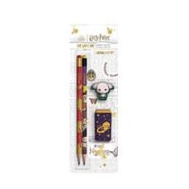 Kit Escolar 2-Lápis,1-Borracha,1-Apontador Temático Divertido Leo&Leo Leonora Á Escolher