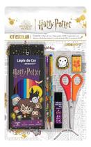 Kit Escolar 6 Peças - Lápis De Cor Completo Harry Potter